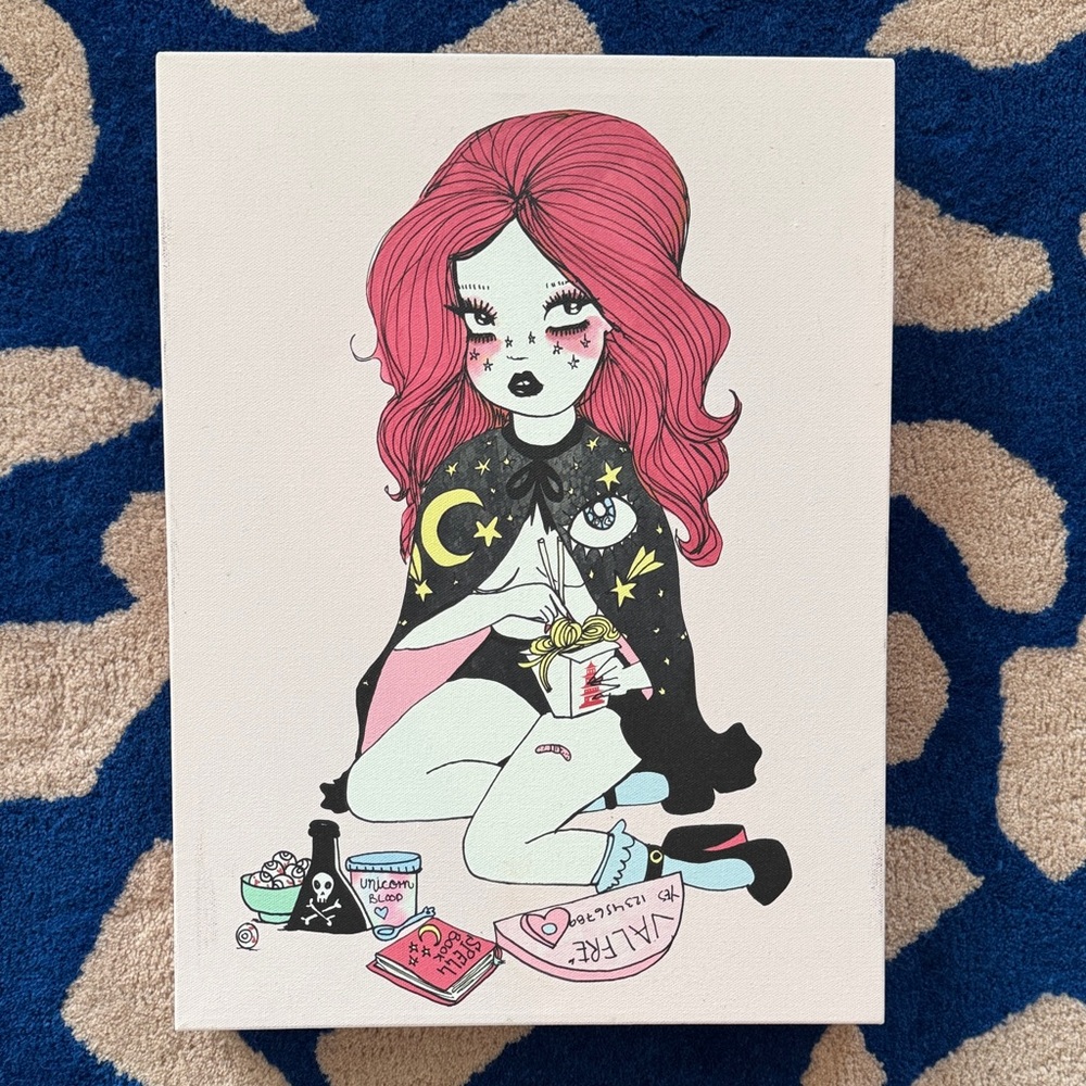 Witchy Woman 12”x16” Canvas Artwork by Ilse Valfre’